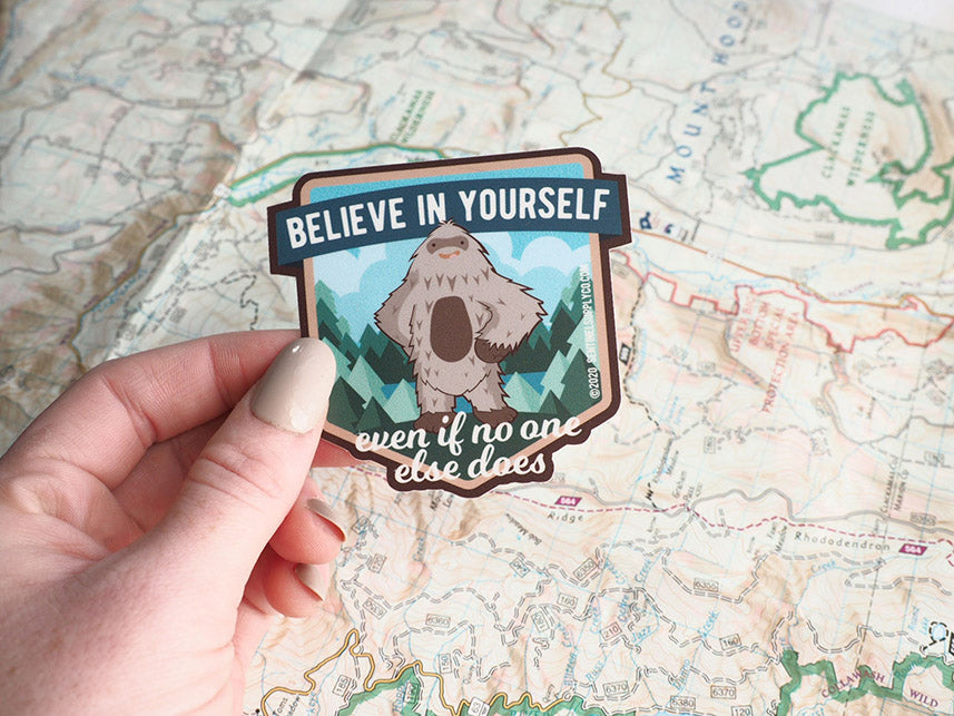 Believe in Yourself Cryptid Pack -Set of 5 Vinyl Stickers
