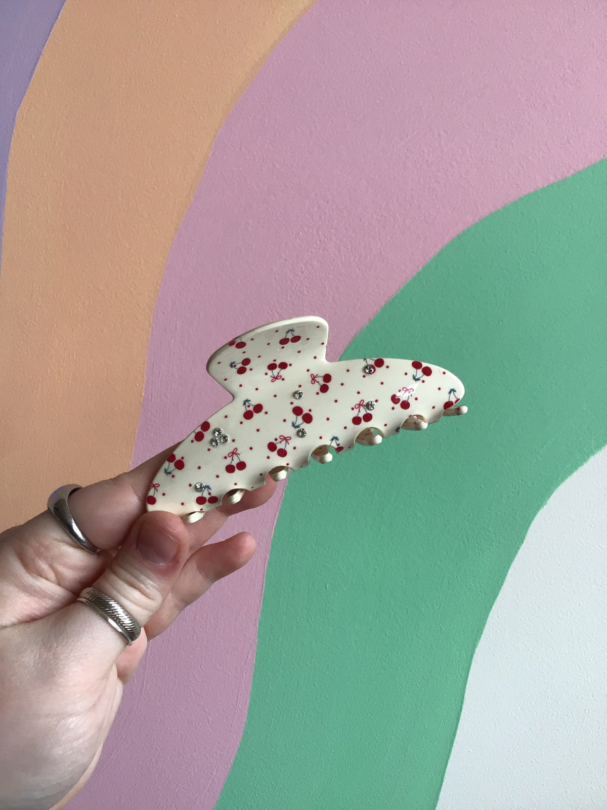 Cherry Hair Claw