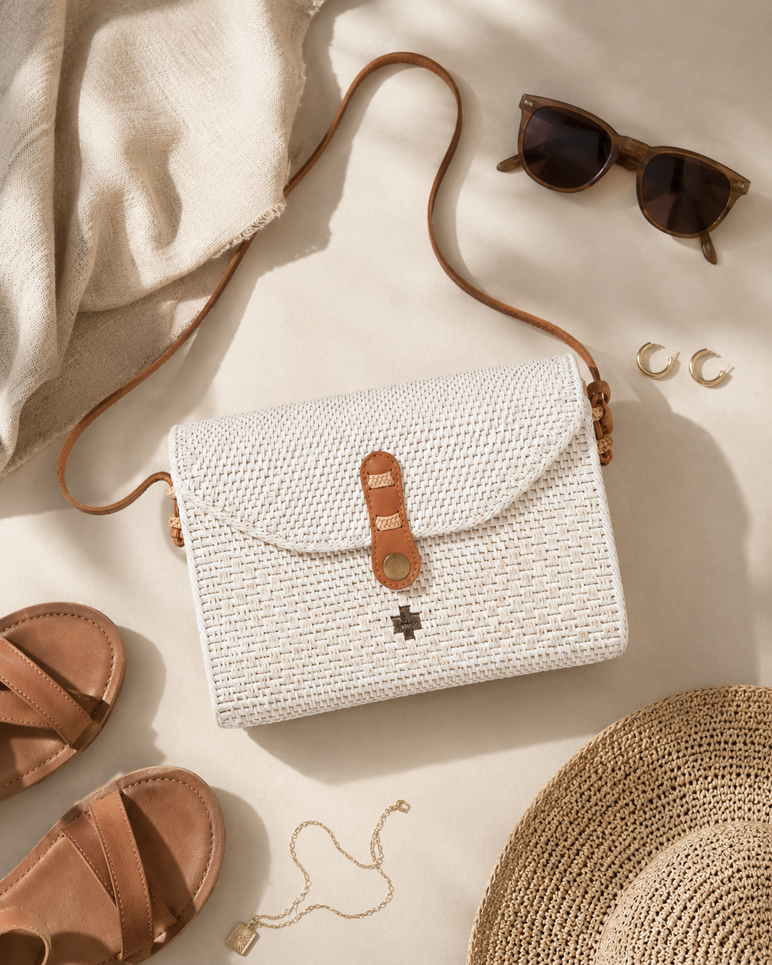 Kota Rattan Purse