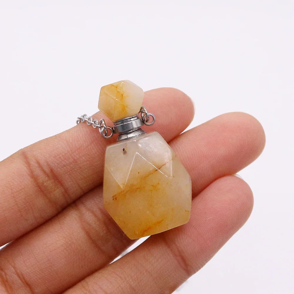 Crystal Potion Bottle Necklaces
