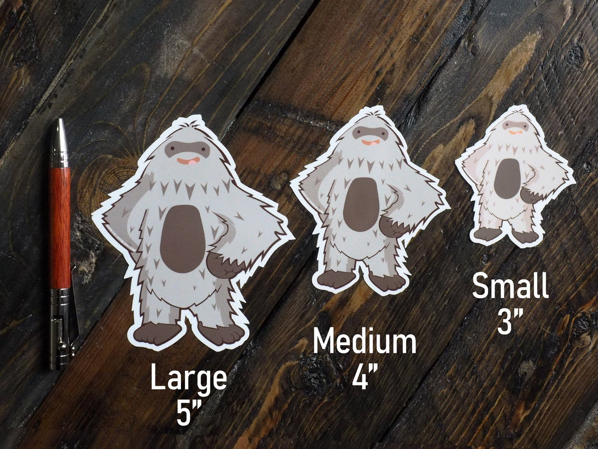 Confident Sasquatch Sticker