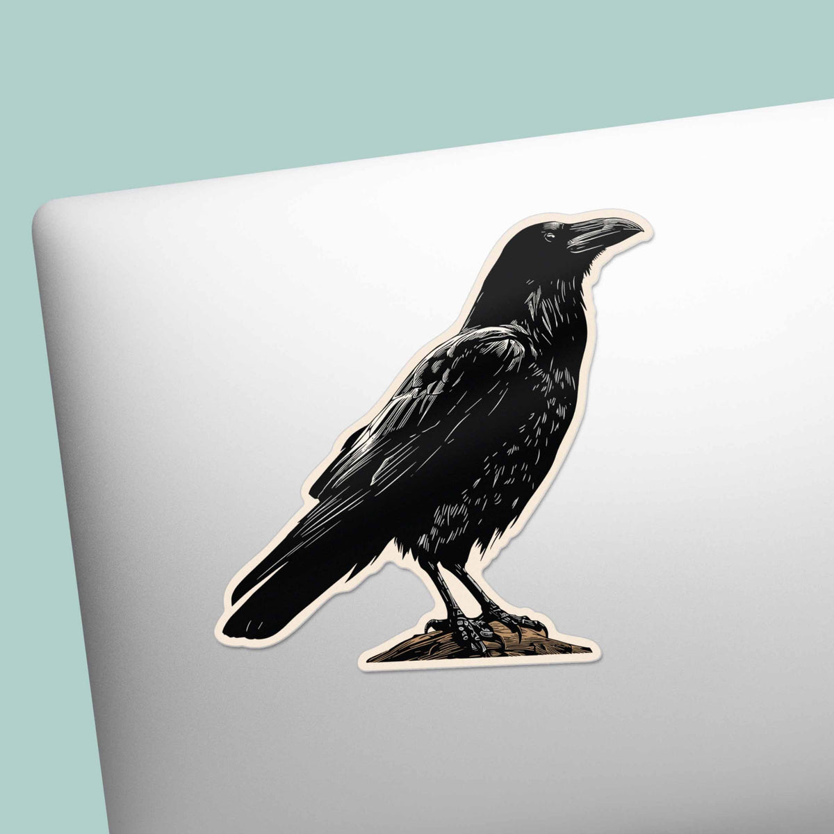 Crow Birdwatching Sticker