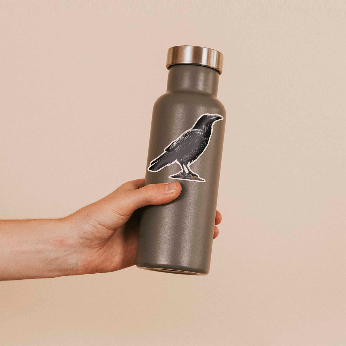 Crow Birdwatching Sticker