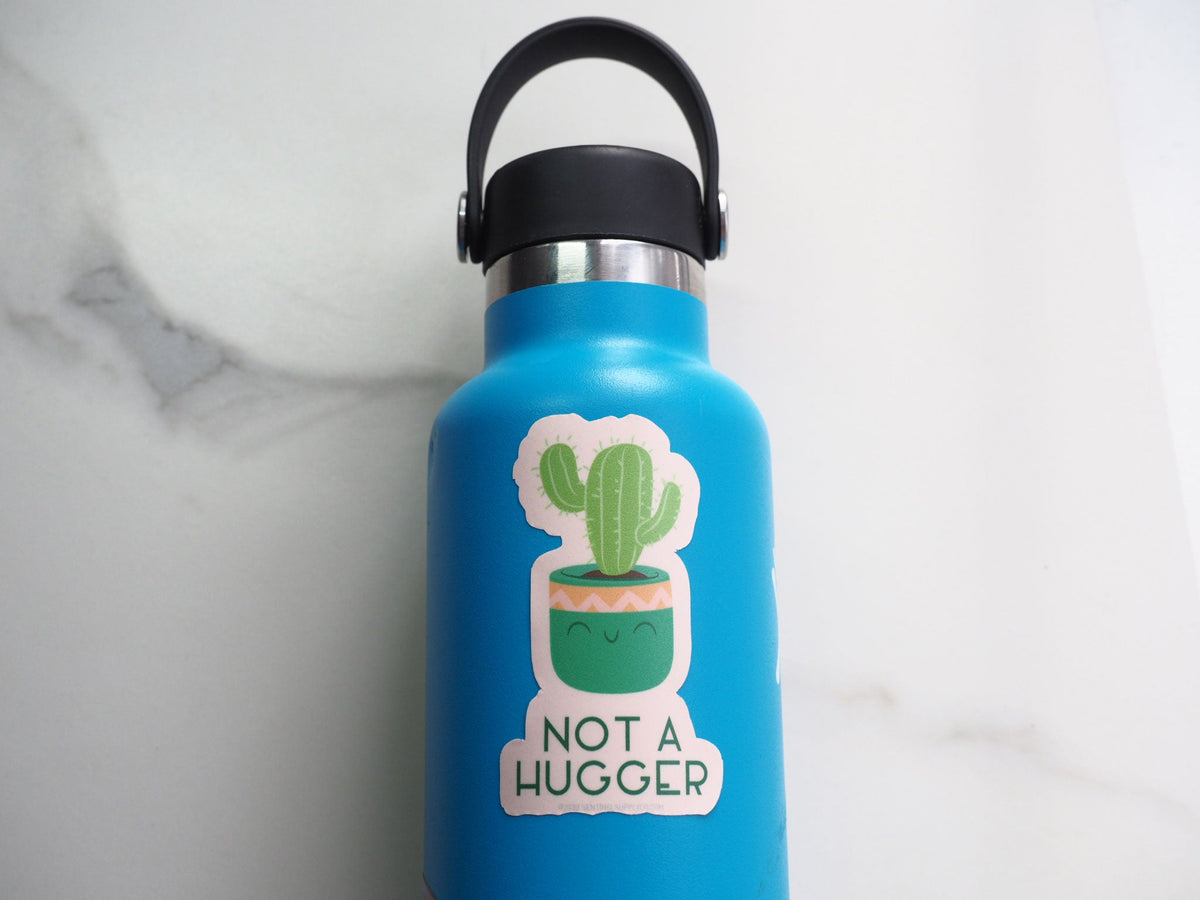 Free Hugs Cute Cactus Sticker