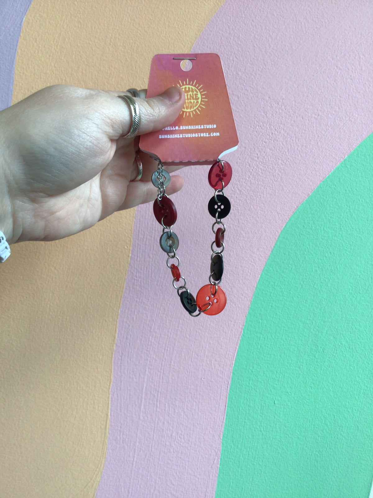Button bracelet