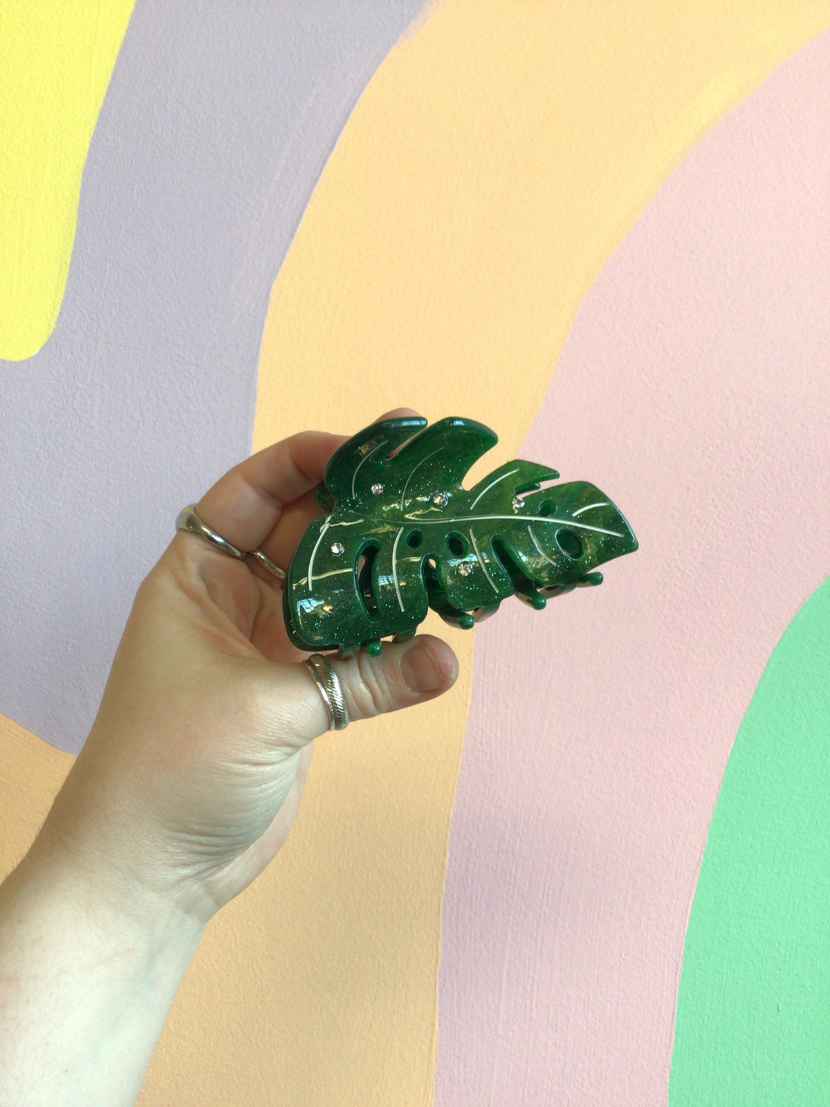 Monstera Hair Claw
