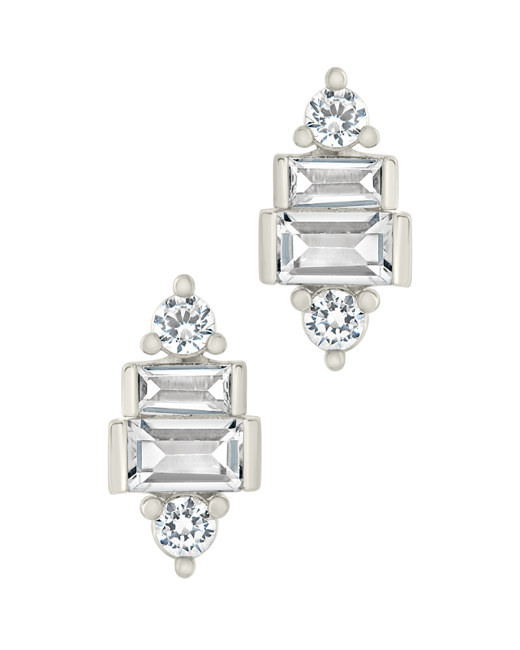 Teared CZ Liora Studs