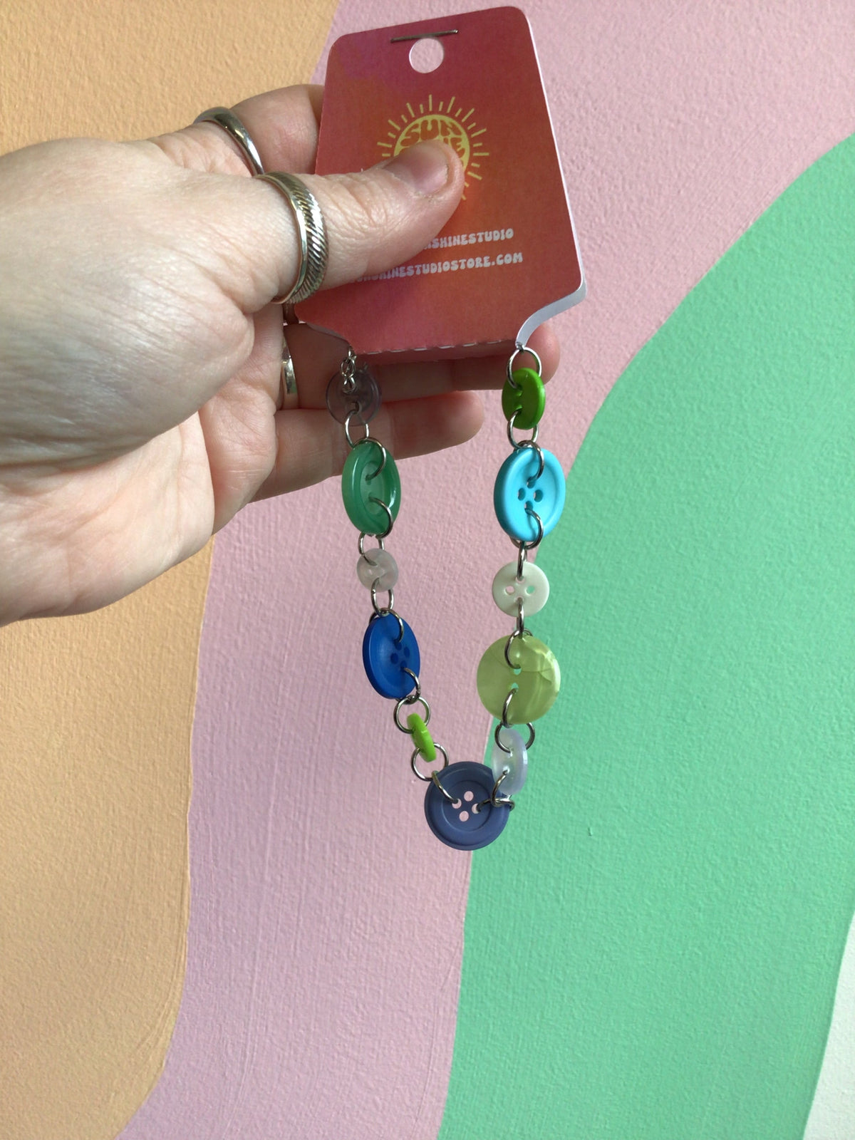 Button bracelet