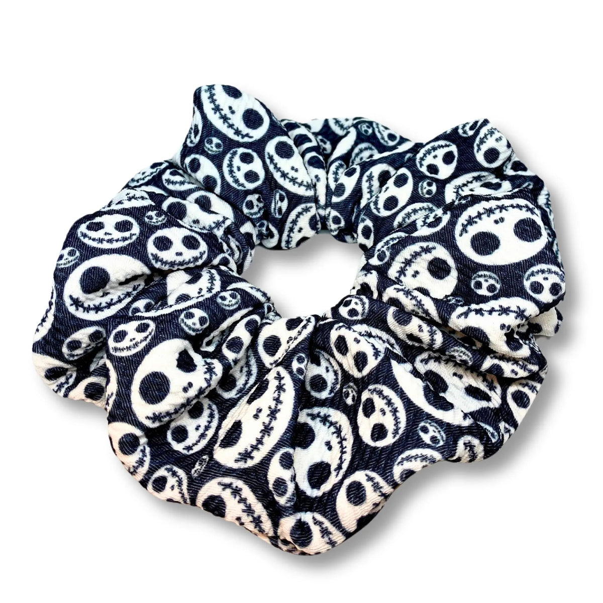 Jack Face Halloween Bullet Scrunchie
