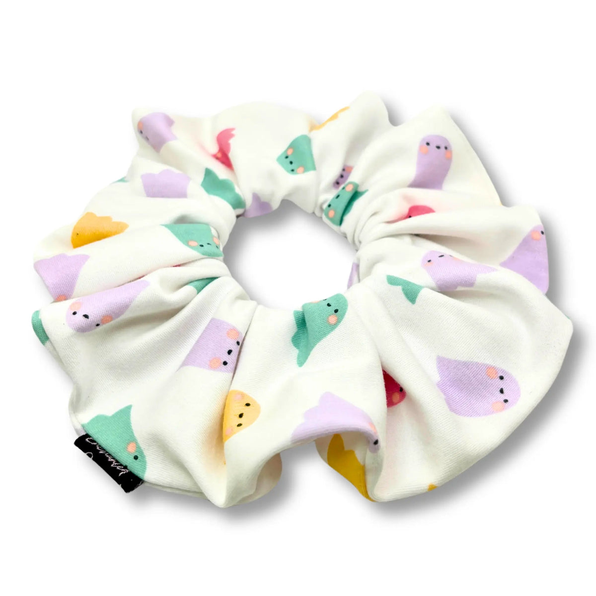 Pastel Ghosts Halloween Scrunchie