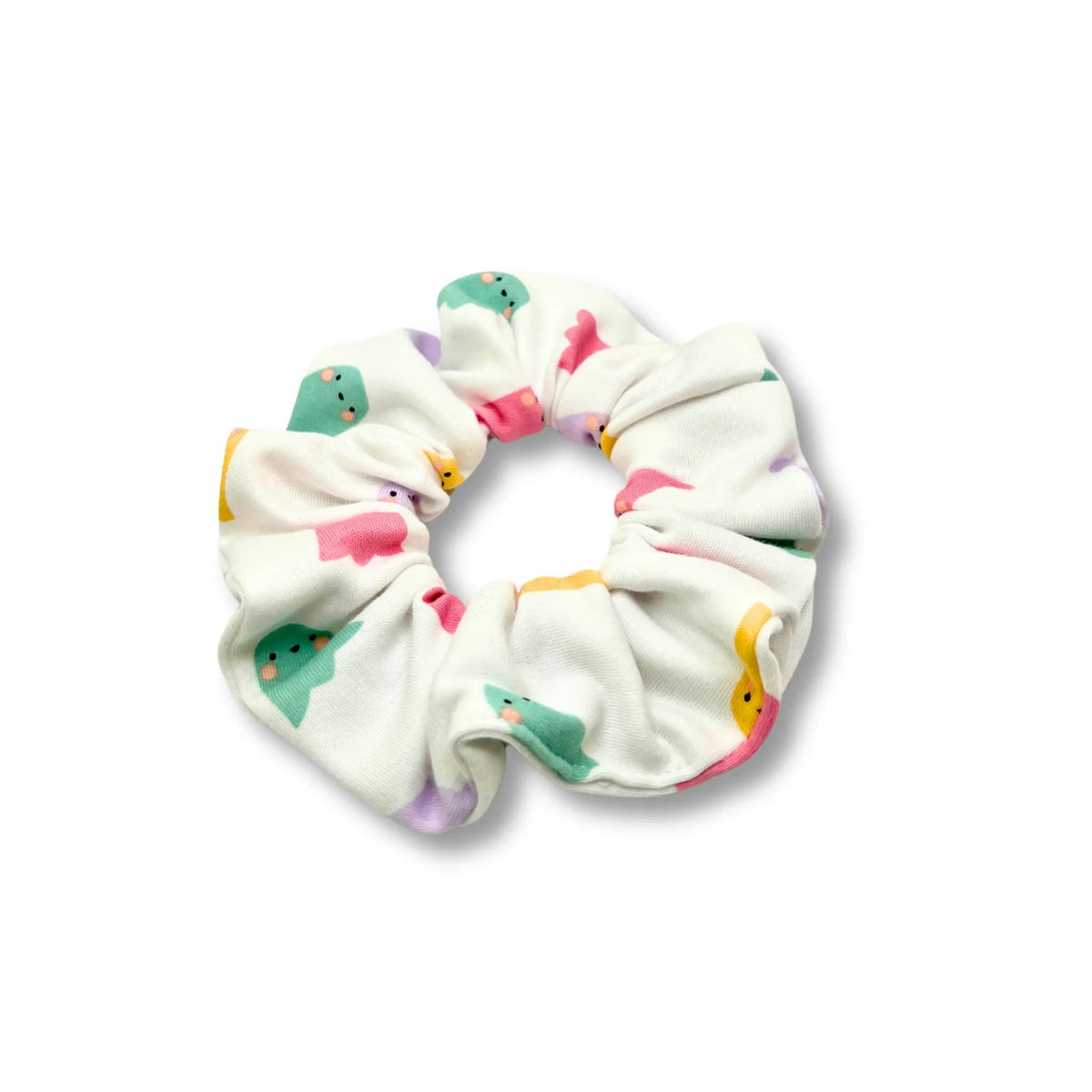 Mini Pastel Ghosts Halloween Scrunchie