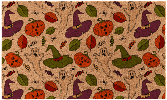 Halloween Pattern Witch