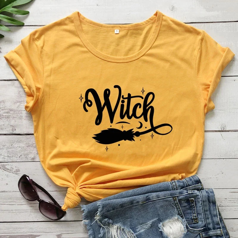 Witch Broomstick T-Shirt