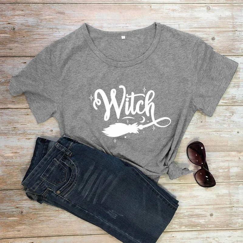 Witch Broomstick T-Shirt
