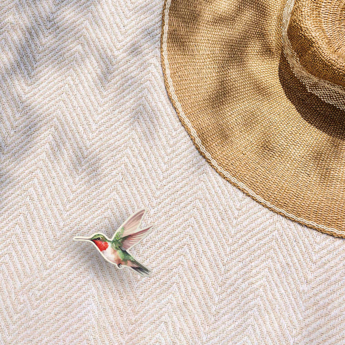 Hummingbird Sticker - Mini Birdwatching Decal
