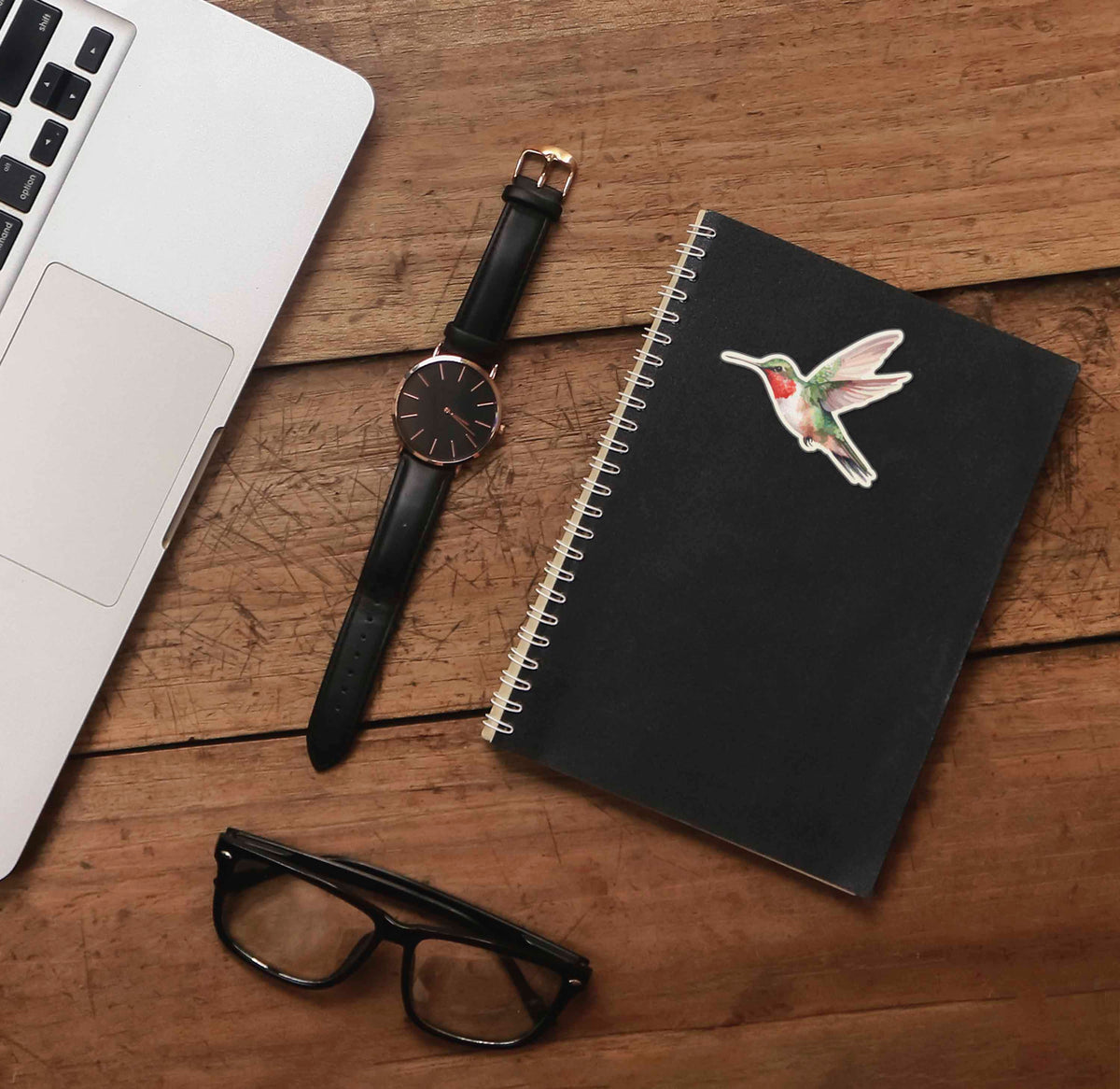 Hummingbird Sticker - Mini Birdwatching Decal