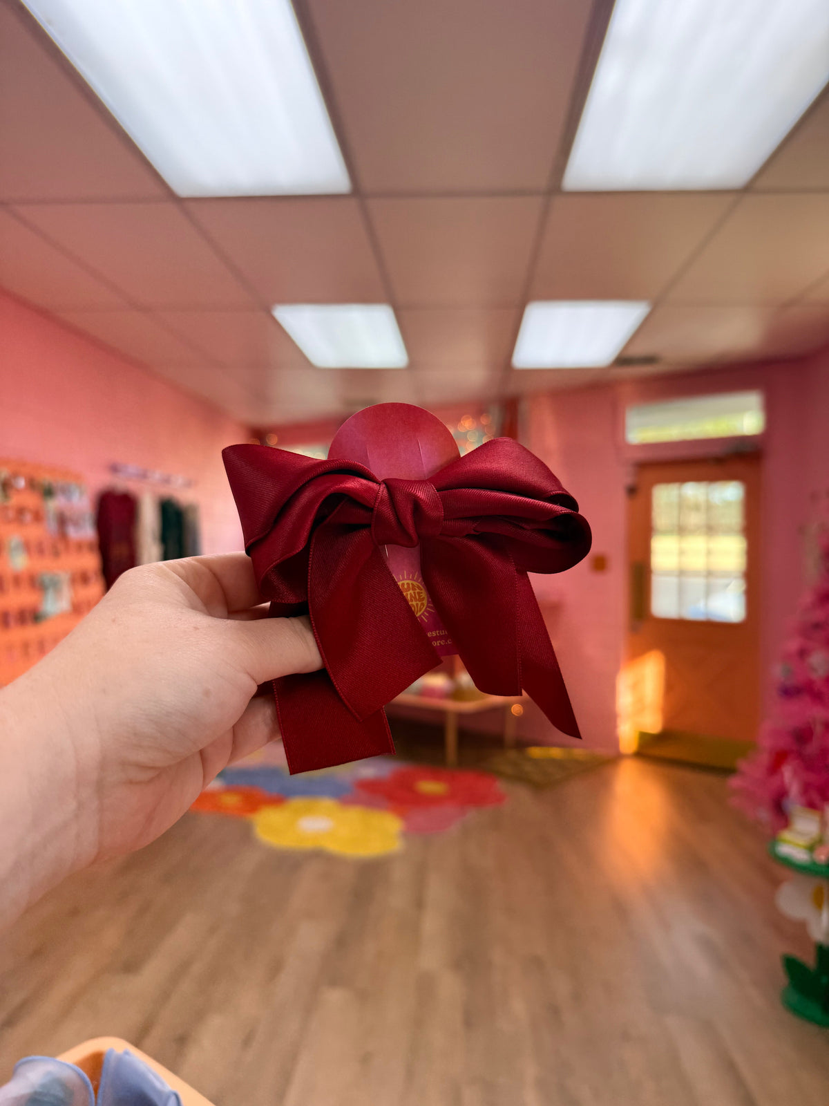 Ribbon Hair Bow Clip