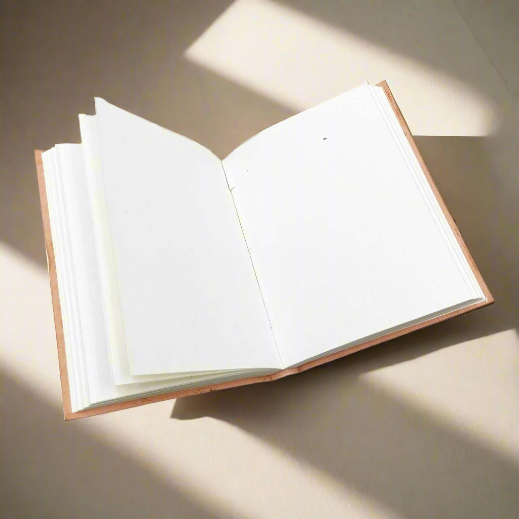 Vintage World Map 7x5 Handmade Leather Journal