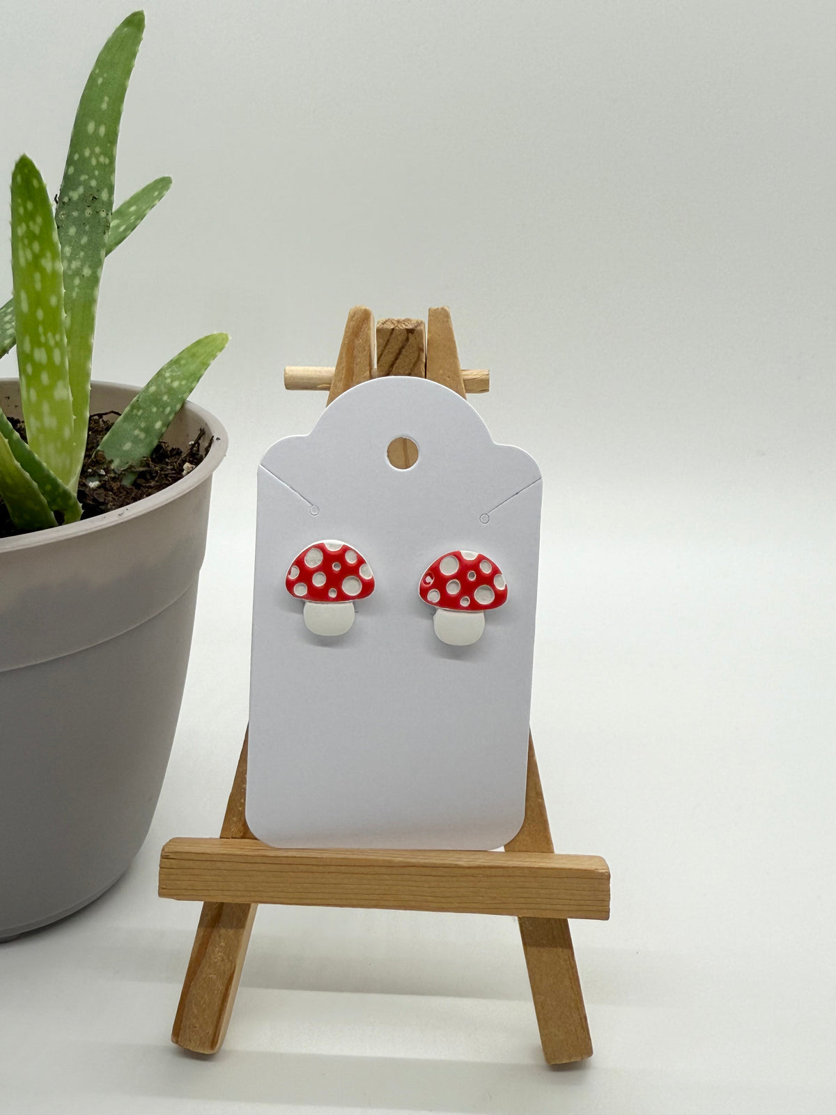 Spotted Mushrooms - Polymer Clay Minis