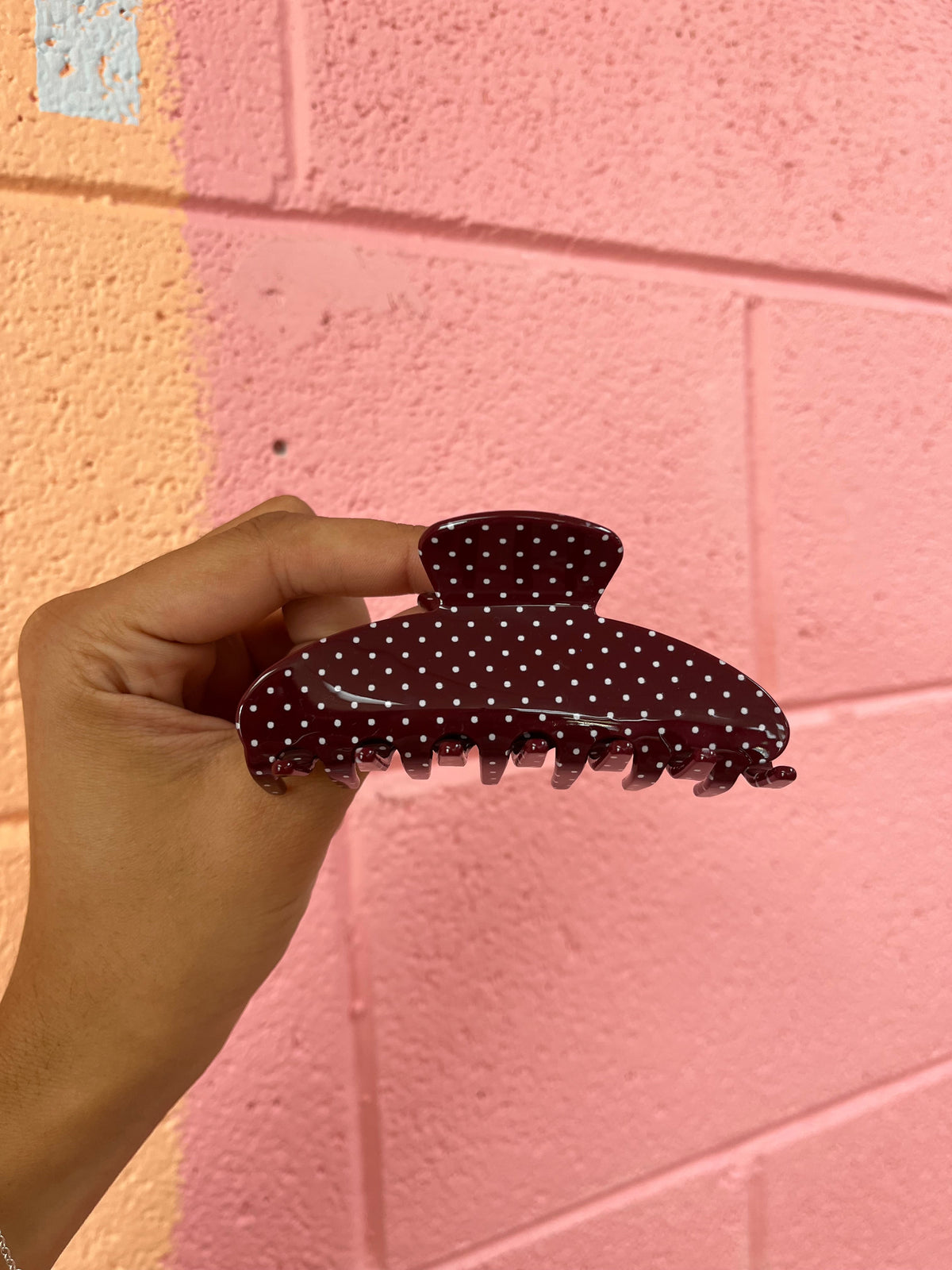 Polka Dot Hair Claws