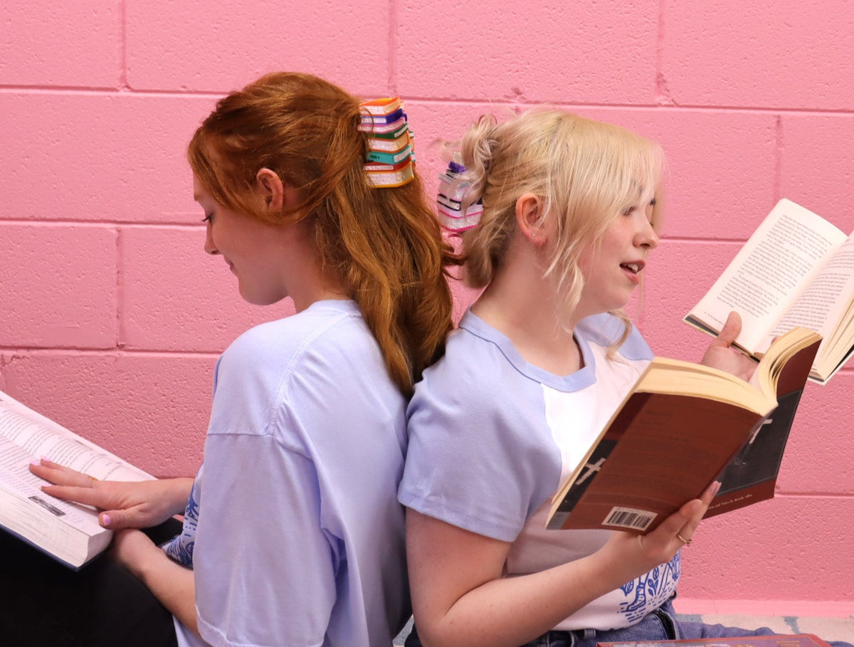 Book Stack Hair Claw
