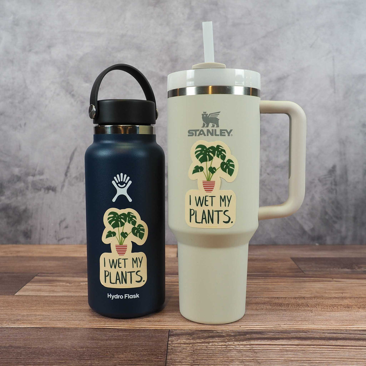 I Wet My Plants Sticker