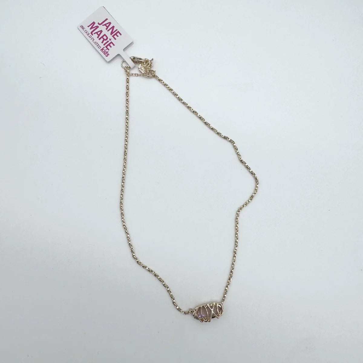 My Golden Bling Necklace: XOXO