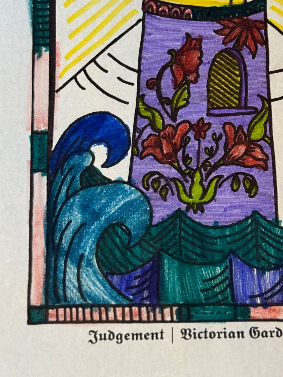 Major Arcana Tarot Coloring Page - 𝕵𝖚𝖉𝖌𝖊𝖒𝖊𝖓𝖙
