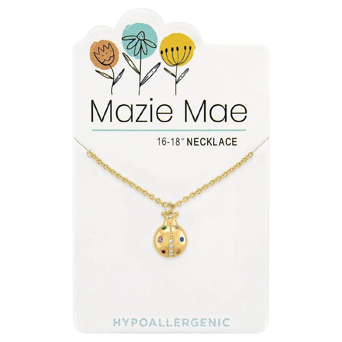 Gold Ladybug Necklace