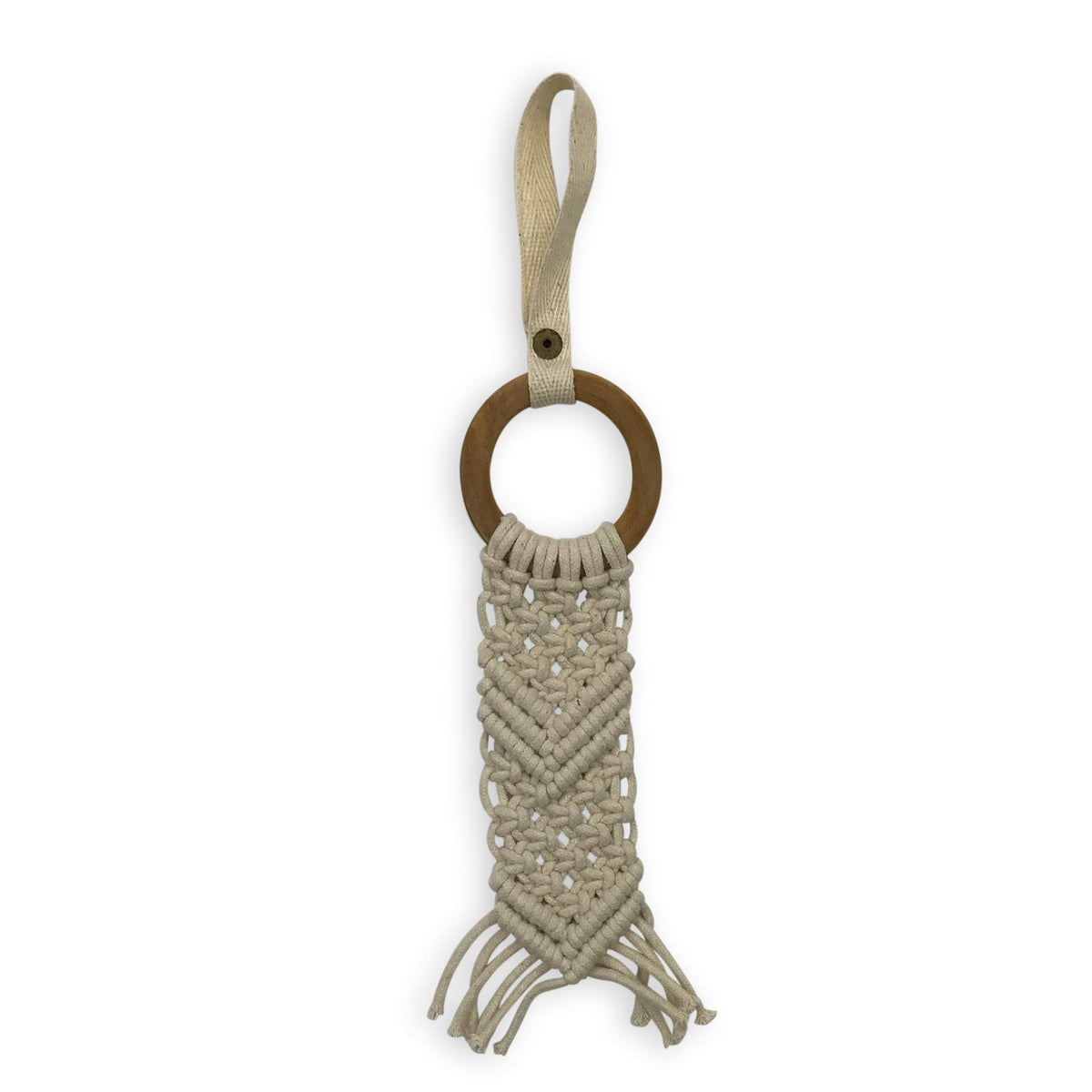 all-in-one toy | macrame chevron
