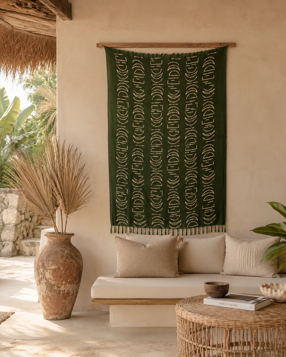 Moon Phase Tapestry Sarong