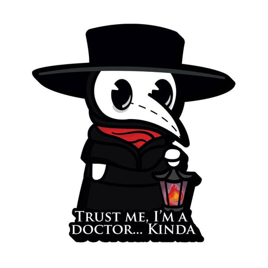 Aquarius Magnets: Funky Chunky Magnet - Plague Doctor