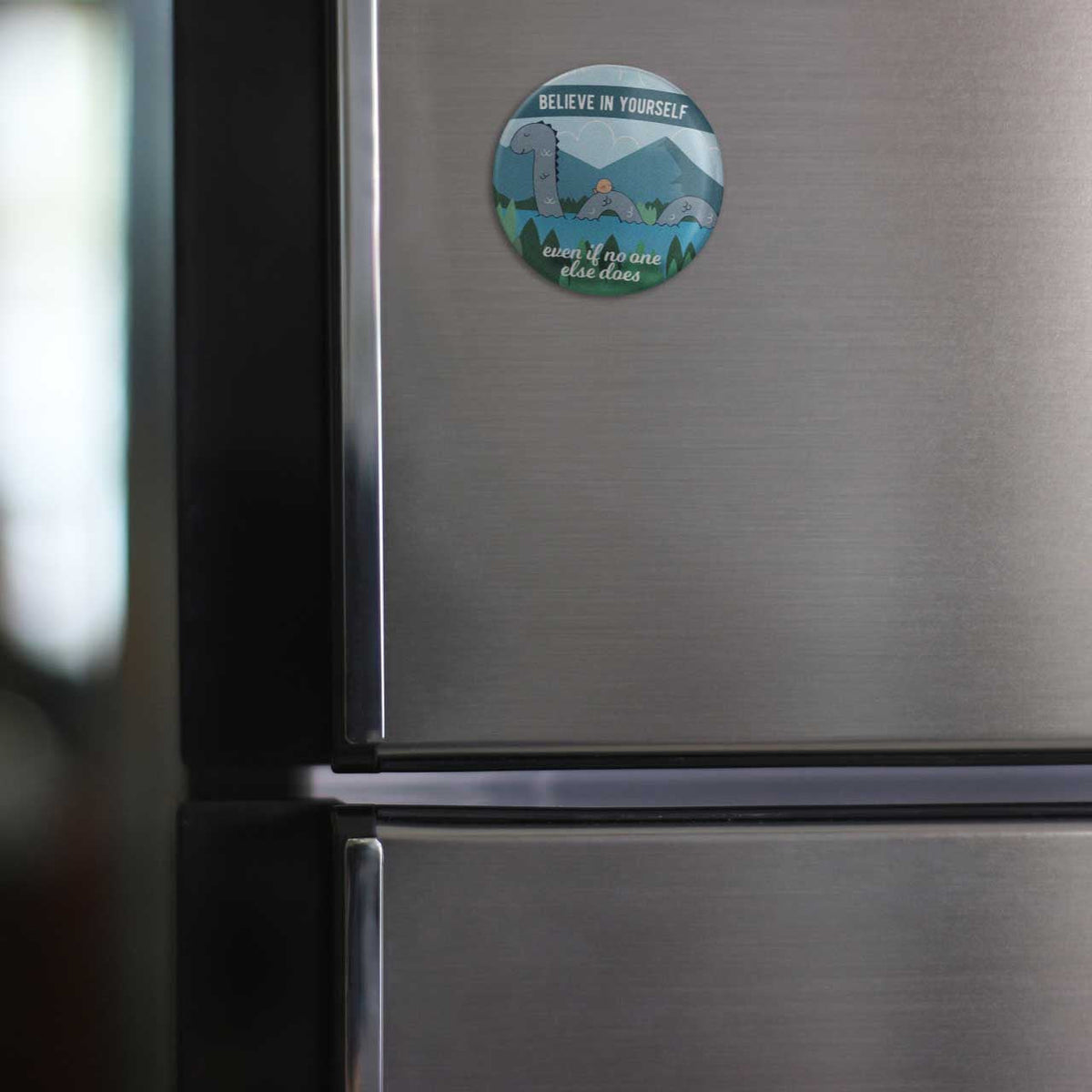 Believe Loch Ness Monster Refrigerator Magnet