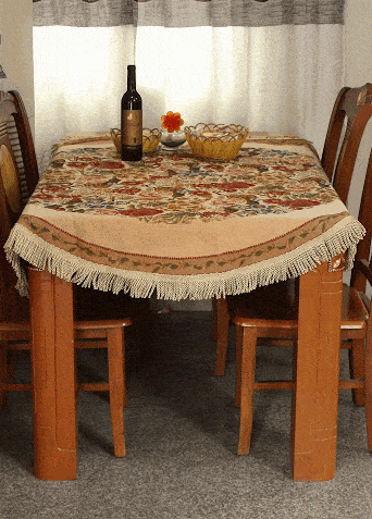 Tache Colorful Floral Country Rustic Morning Meadow Tablecloths (3098)