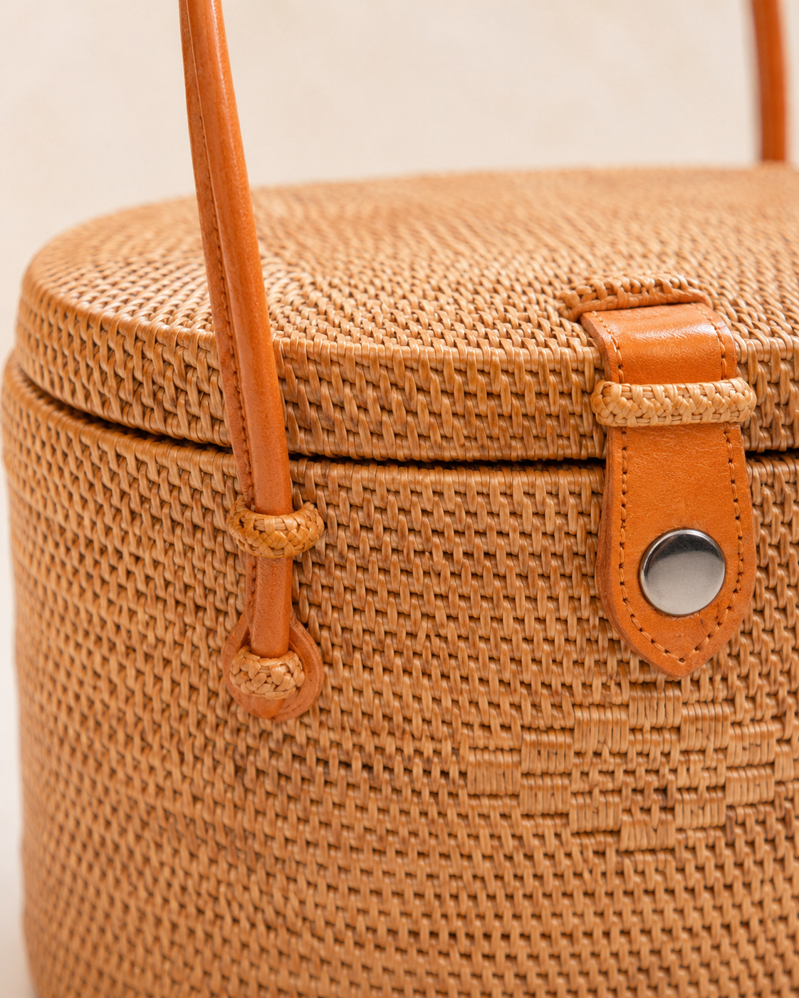 Opal Rattan Purse
