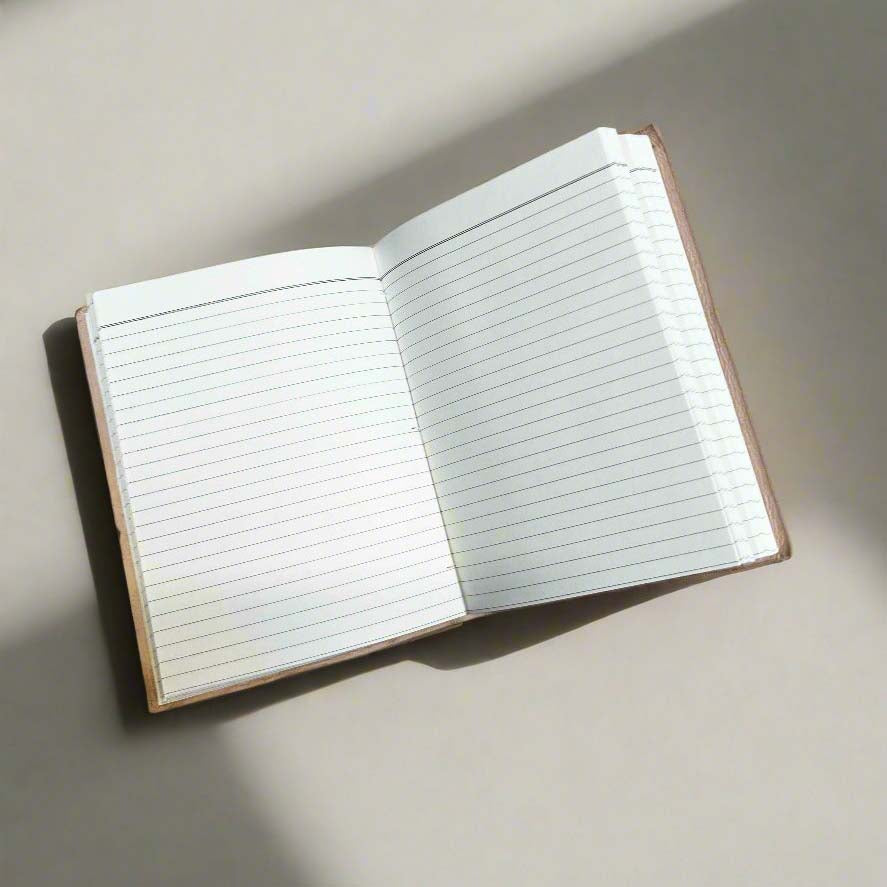 Quiet the Mind Leather Journal - Mindfulness & Spiritual Growth