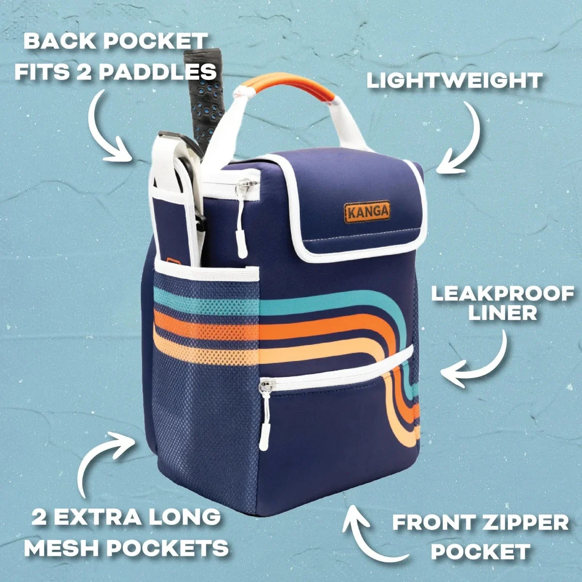 Kanga Coolers: Lemon Drop Shot Pickleball Pouch