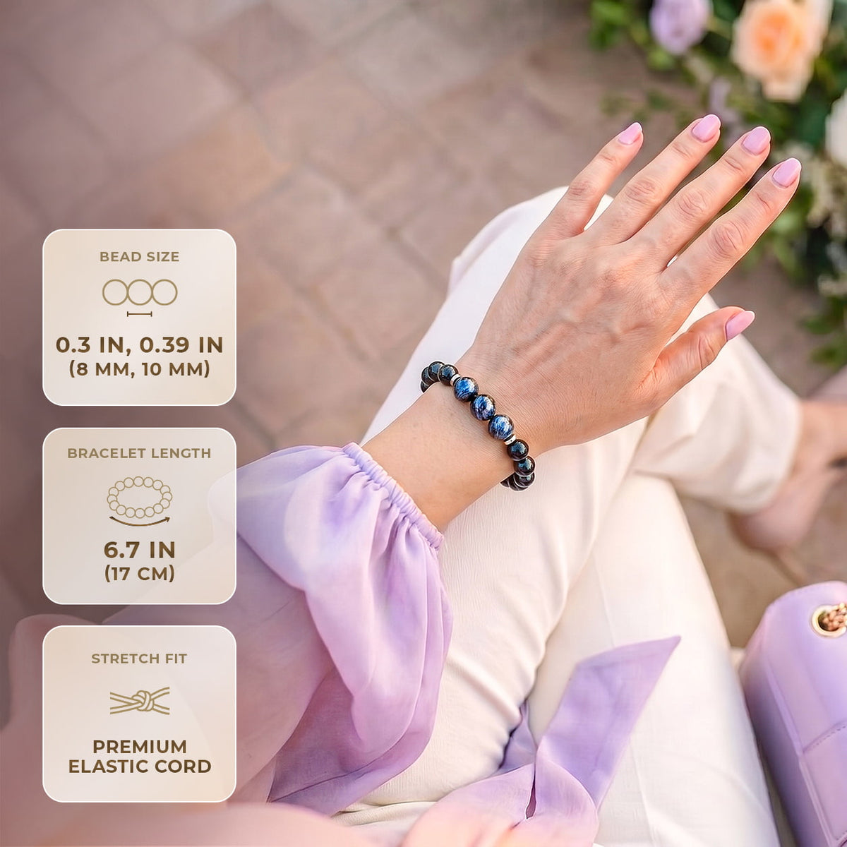 Shattered, Then Whole: Ultra-Rare Namibian Pietersite Bracelet
