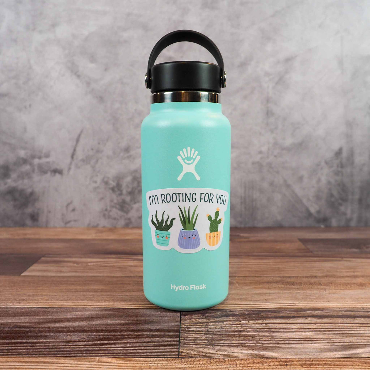 I'm Rooting for You Cute Plant Sticker