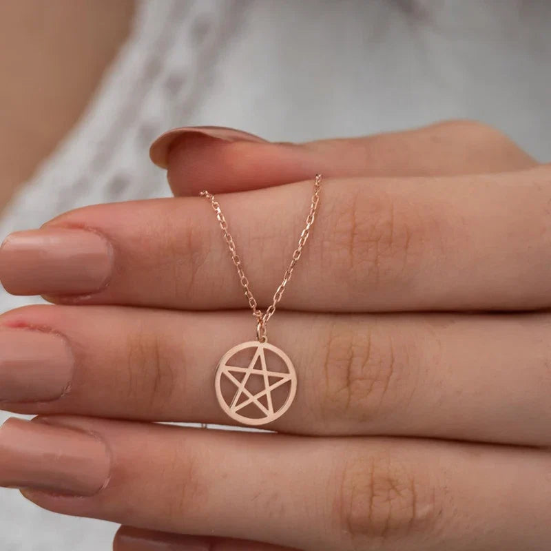 Pentacle Chain Necklace