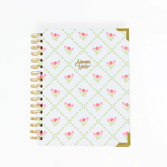 Sermon Notes Journal: Cottage Trellis