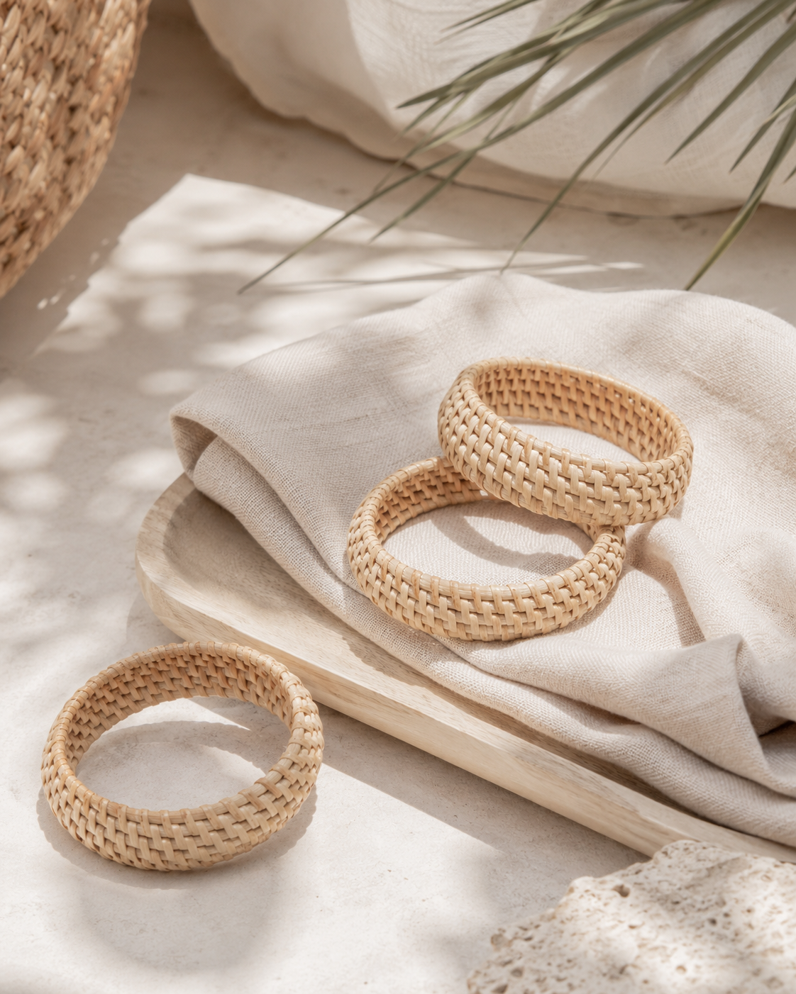 Statement Flat Weave Bangle