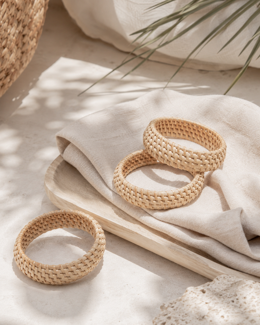 Statement Flat Weave Bangle