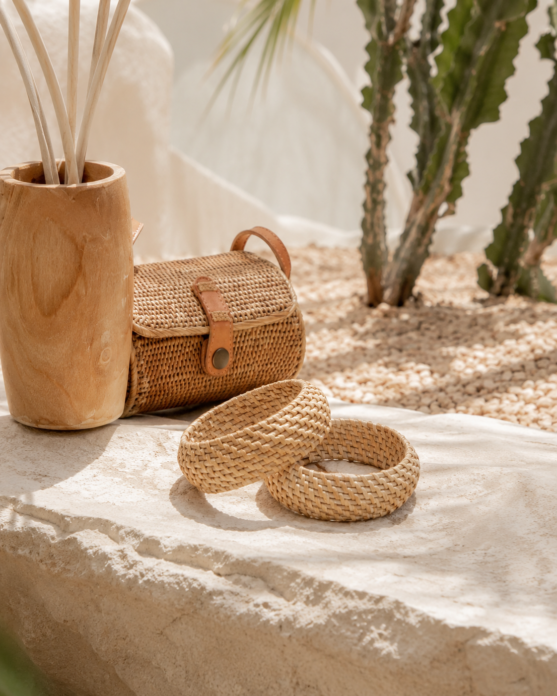 Statement Flat Weave Bangle