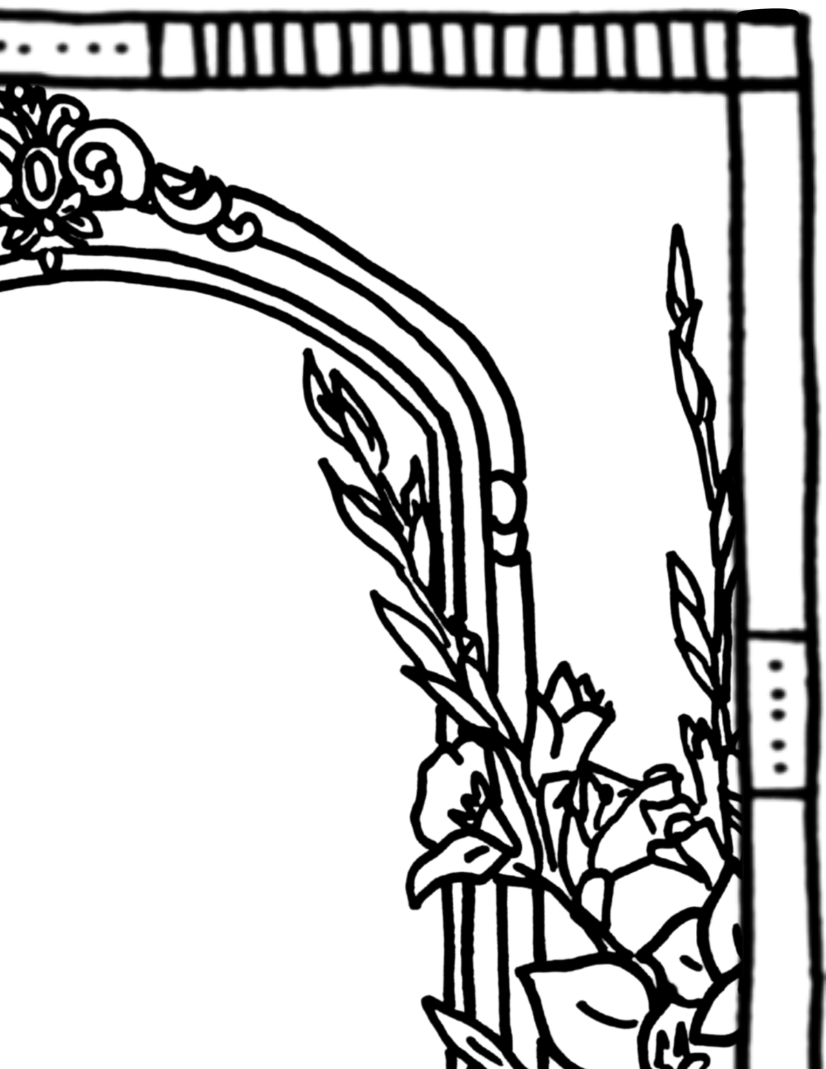 Major Arcana Tarot Coloring Page - 𝕾𝖙𝖗𝖊𝖓𝖌𝖙𝖍