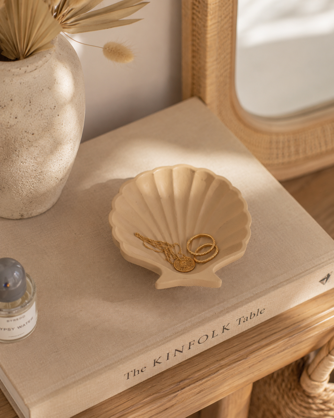 Stucco Shell Trinket Tray