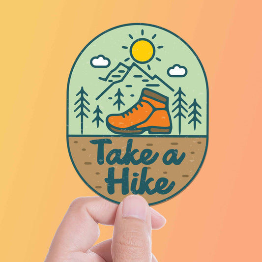 Take a Hike Sticker - Cute Outdoors Decal