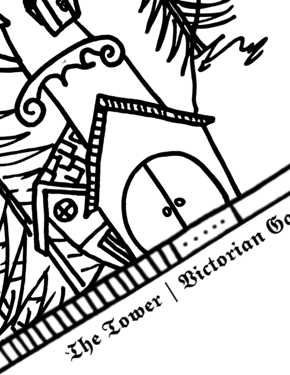 Major Arcana Tarot Coloring Page - 𝕿𝖍𝖊 𝕿𝖔𝖜𝖊𝖗