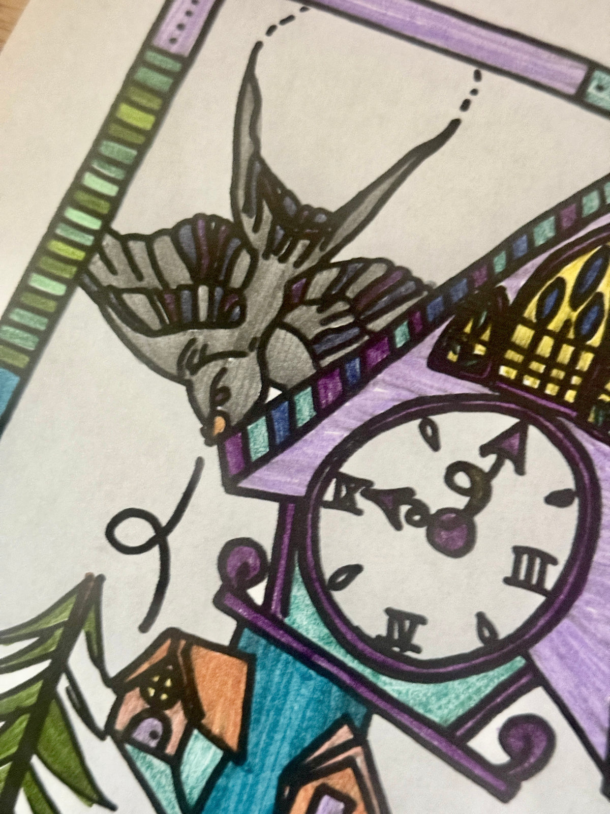 Major Arcana Tarot Coloring Page - 𝕿𝖍𝖊 𝕿𝖔𝖜𝖊𝖗