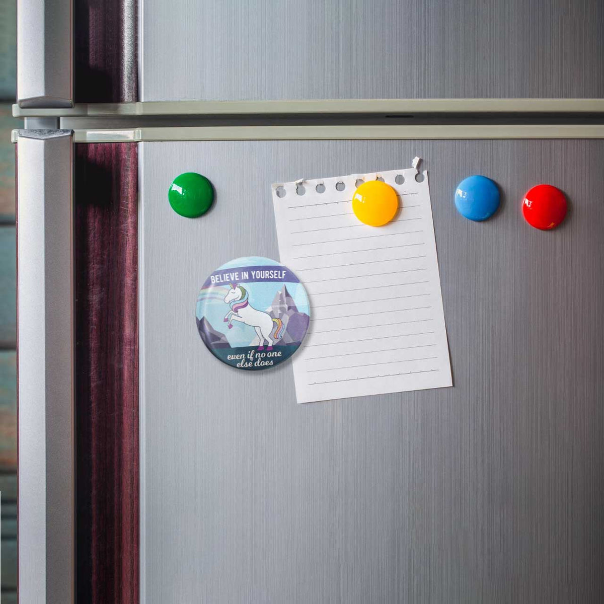 Believe Unicorn Fridge Magnet